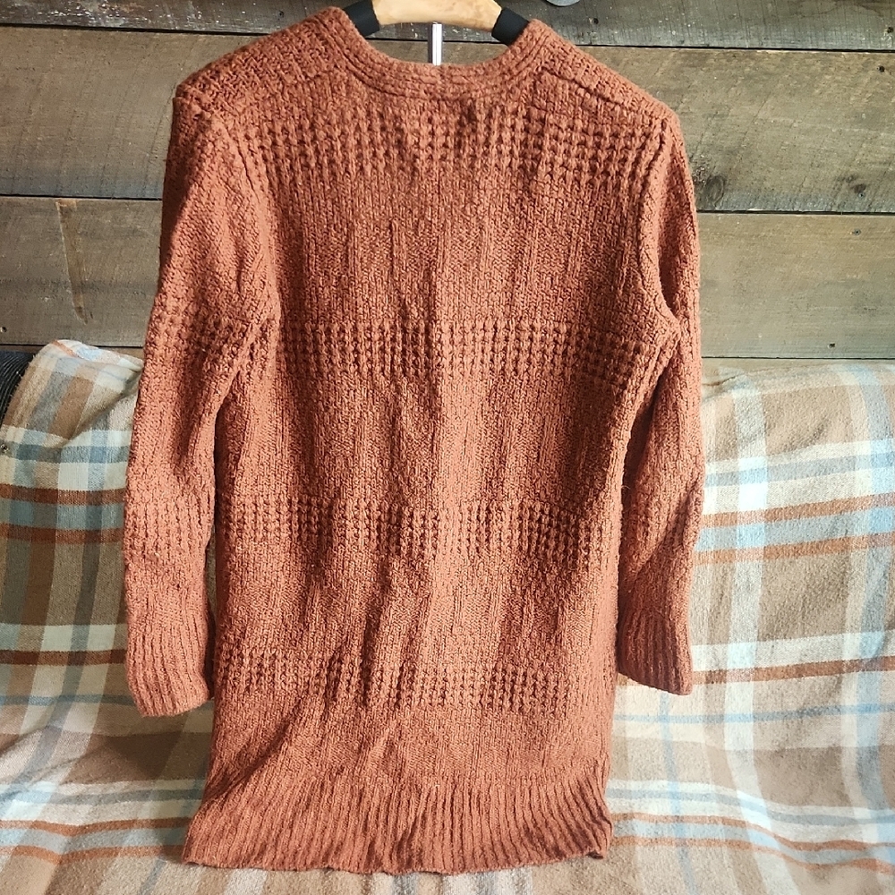 Universal Thread Rust Open-Front Cardigan - Picture 3 of 3